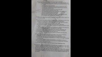 degree 1 year 1 semester question paper b.com  (CBCS) exam March 22