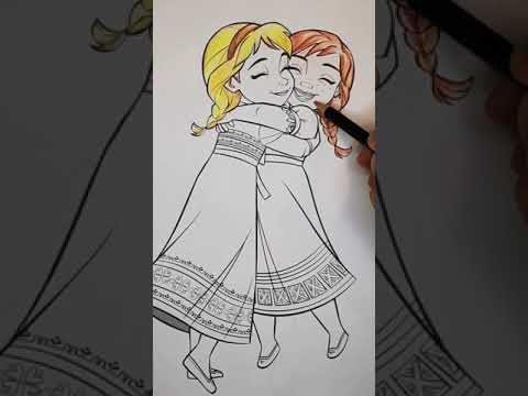 Elsa and Anna Frozen Best sister and friends ელზა და ანა