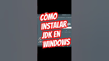 JDK como instalarlo en Windows en simples pasos #jdk #java