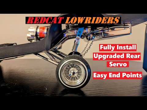 Redcat Lowriders Full Install Aftermarket Rear Servo Easy End Points