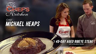 45-day aged ribeye steak with a bourbon butter | welcome to the chef's
kitchen, joining us is chef michael heaps of harry's hospitality group
and we will be ...