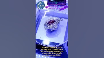 Mặt Dây Chuyền ĐÁ RUBY Chất liệu Bạc Ta (Hộp có thể mở ra bên trong là hình người mà bạn yêu thương)