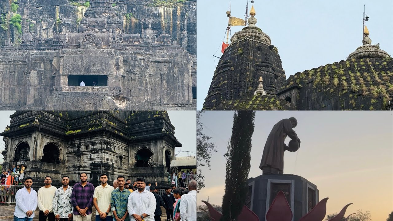 Where Faith Meets History: Jyotirlinga & Ellora Caves🔱🕉️|vlog no:14|