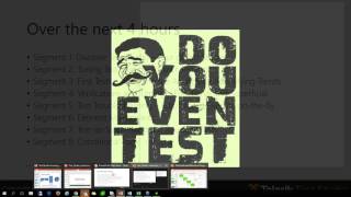 Test Studio Instructor-led Training Part 2
