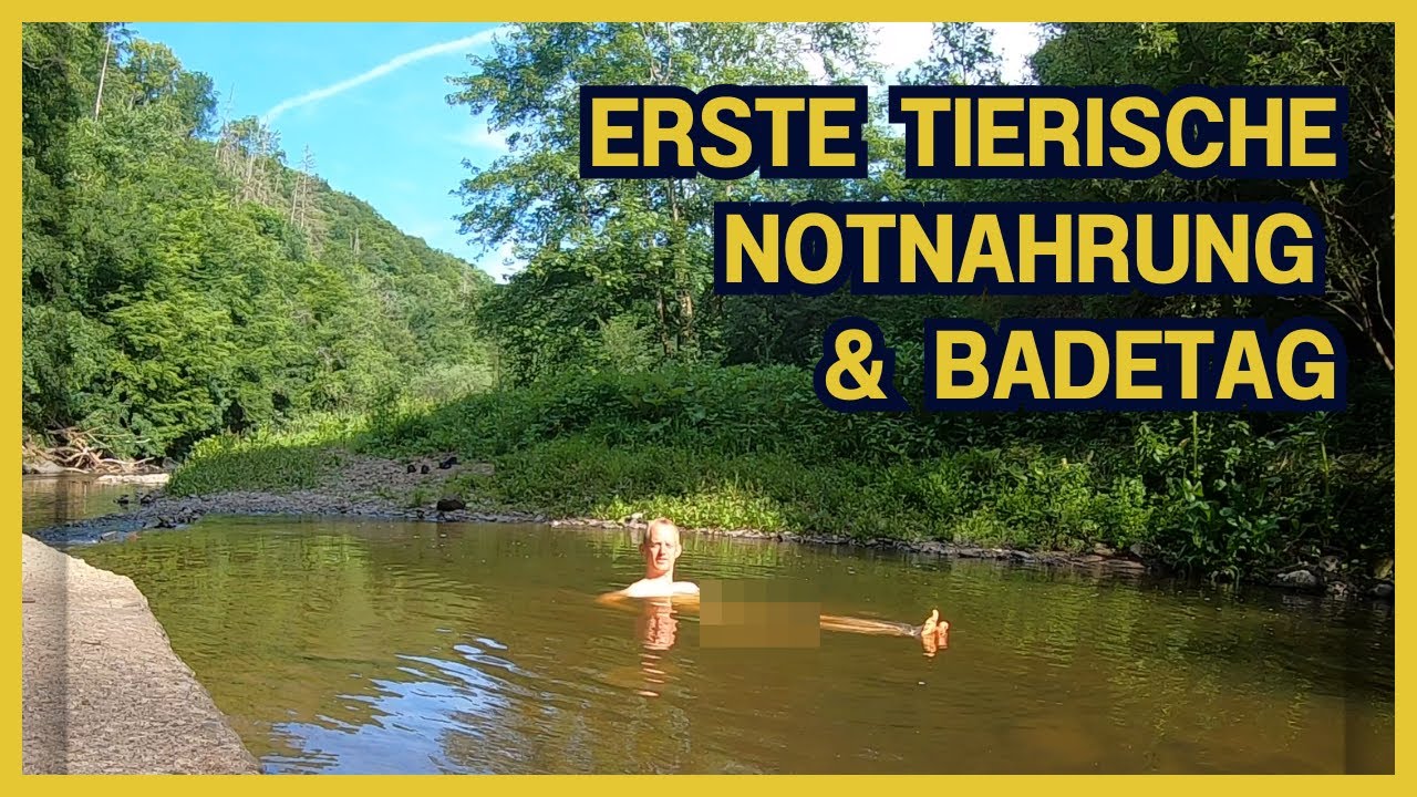 4 Tage Outdoor-Abenteuer nur mit pflanzlicher und tierischer Notnahrung - Tage 3 und 4