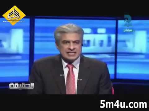 الشيخ محمد حسان يضرب المذيع بالميكرفون 