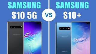 Samsung Galaxy S10 5G vs S10+ | Comparison