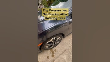 TPMS Calibration Needed After Rotating Tires #automobile #car #tires