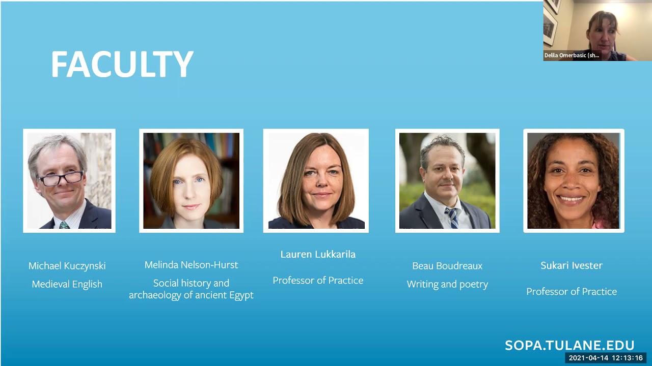 Admissions Webinar: Humanities and Social Sciences