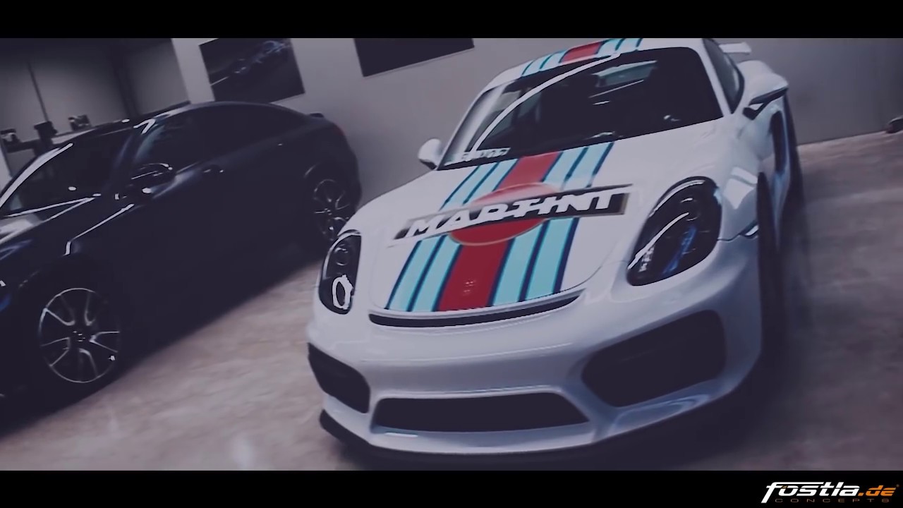 fostla.de - Sehr schön! - Porsche GT4 mit Martini Design