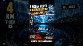 😱 What Lies Beneath 4 KM of Antarctic Ice? #Mystery #ScienceFacts#reel#EarthSecrets #Facts #Shorts