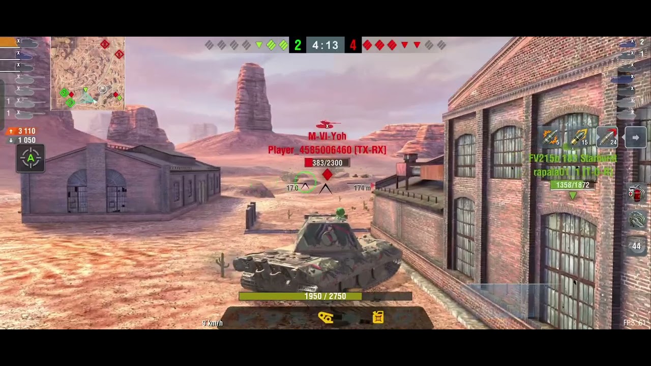 WoT Blitz // E100 5.5K DMG First class // Black Goldville