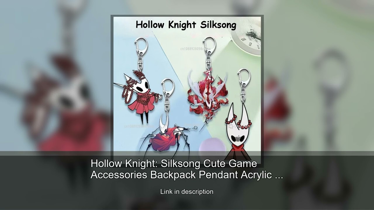 Hollow Knight: Silksong Cute Game Accessories Backpack Pendant Acrylic Fan Gift Bag Ornament Ch