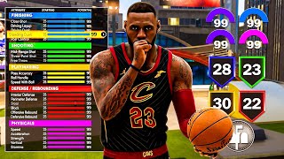 NEW 6'8 LEBRON JAMES BUILD with POST TAKEOVER in NBA 2K21