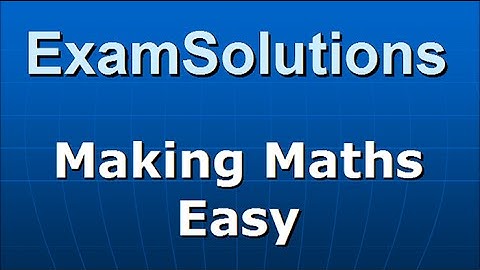 Edexcel  International Core Maths C12 January 2015 Q15(a) : ExamSolutions Maths Revision