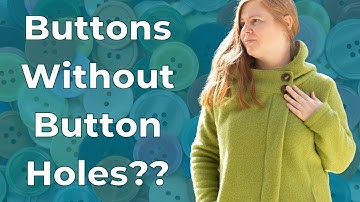 Hate sewing button holes? Here are some alternative closures for your sewing projects!