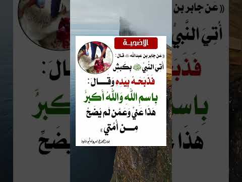 أتى بكبش فذبح ه رسول الله ﷺ بيده وقال بسم الله والله أكبر هذا عن ي وعم ن لم يضح من أم تي