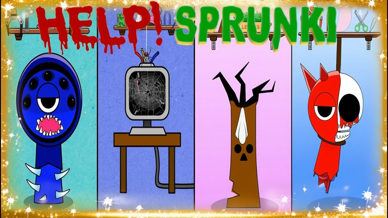 HELP! SPRUNKI Incredibox - Coffin Dance Song (COVER) Tiles Hop Edm Rush Part 8