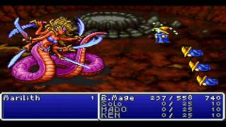 Ff1 Bm Solo-Four Elemental Fiend Battles