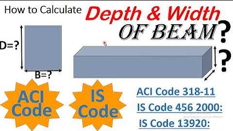 How to determine width & depth of beams|Thumb rule to design a beam|how to find depth& width of beam