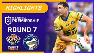 Thumbnail for NRL Highlights: Tigers v Eels - Round 7 | NRL on Nine