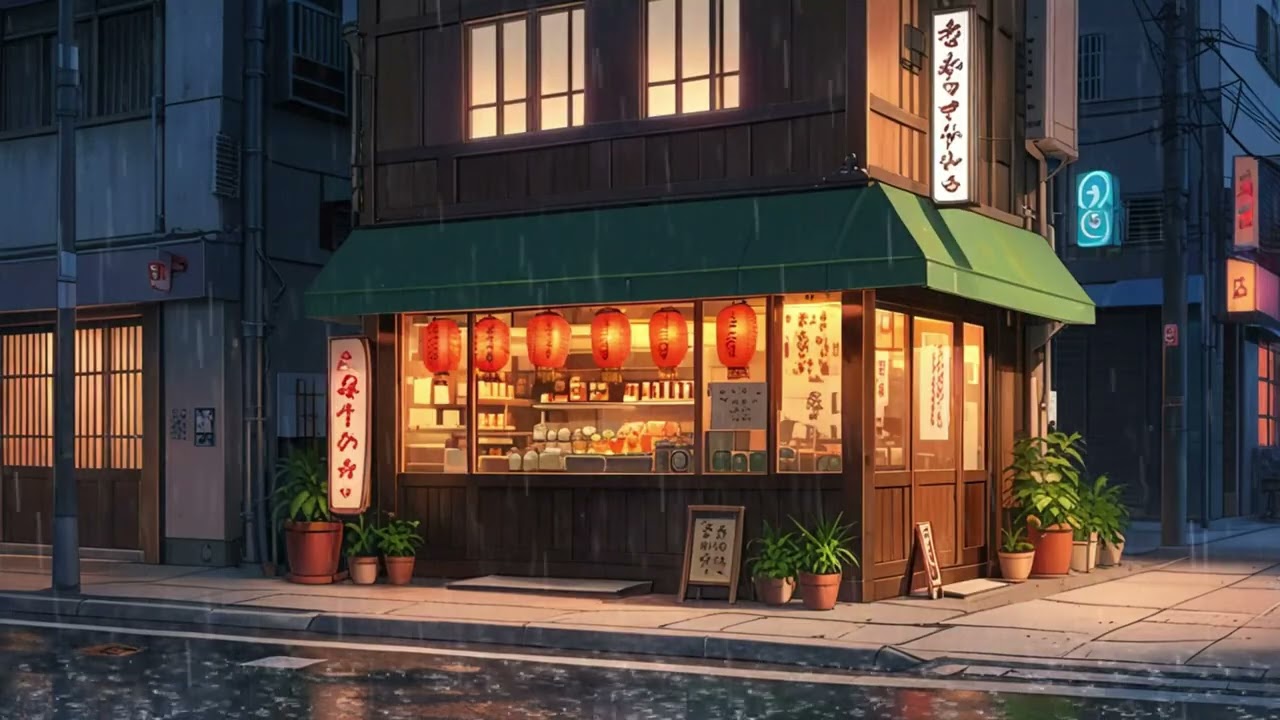 Tokyo at Night in the Rain 🌙☔ Feel the Calm