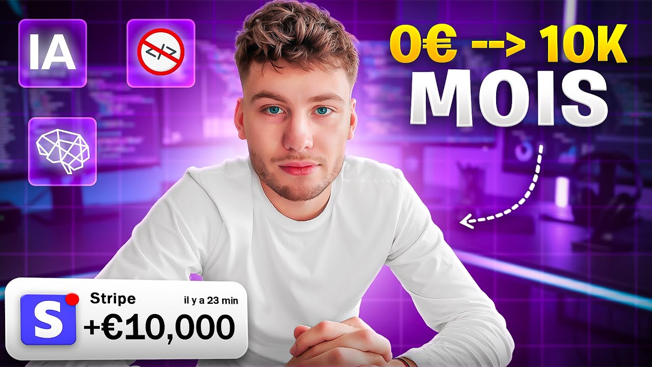 De 0€ à 10k/mois grâce à l'IA (en créant des apps sans coder)