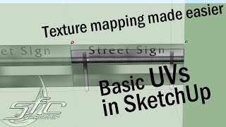 UVs in SketchUp? - Advance texturing method
