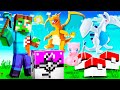 BREAKING 100 PIXELMON LUCKY BLOCKS in MINECRAFT!