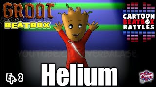 Groot Beatbox Solo - Cartoon Beatbox Battles Helium Version