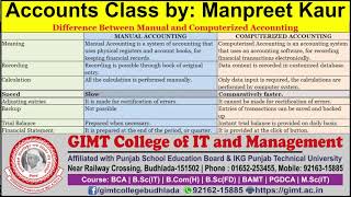 Difference Between Manual and Computerized Accounting Net Worth
