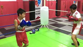 Yusuf Tuncer ve Mustafa Tuncer boks spanik maçı