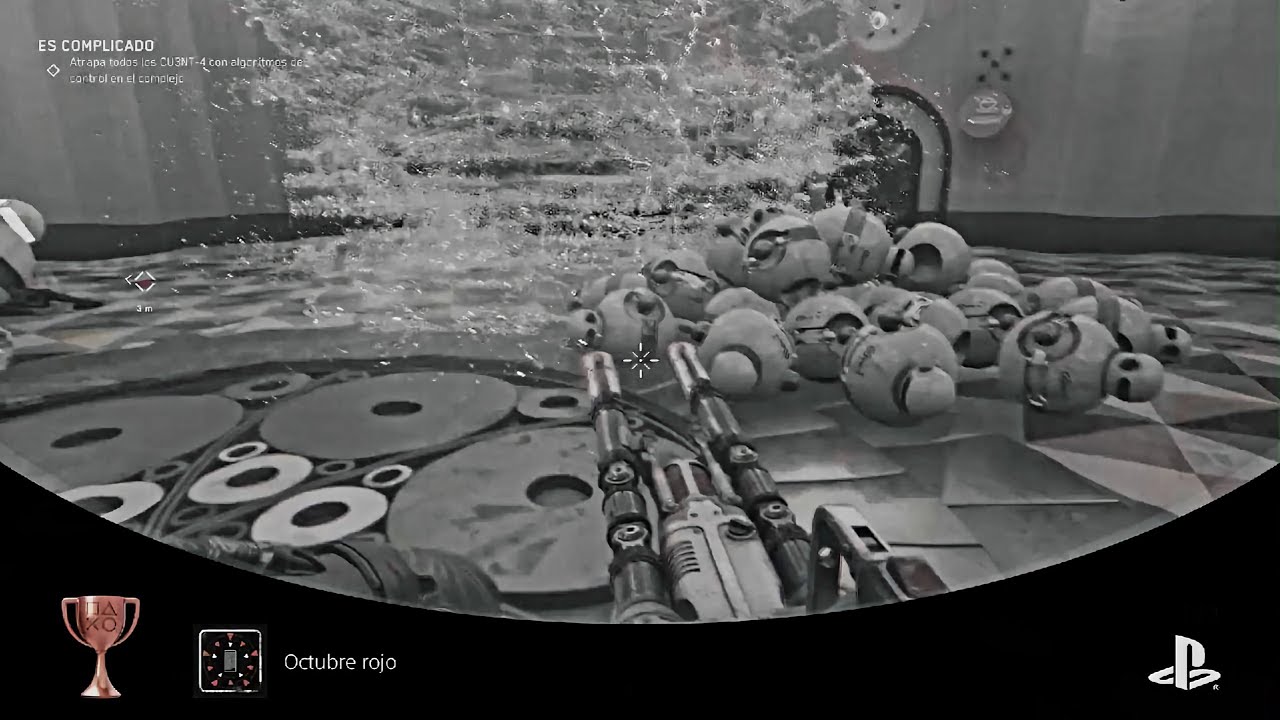 Atomic Heart❤️Red October (BRONZE) Destroy 15 enemies using the Alionka Neuropolymeric Launch Module