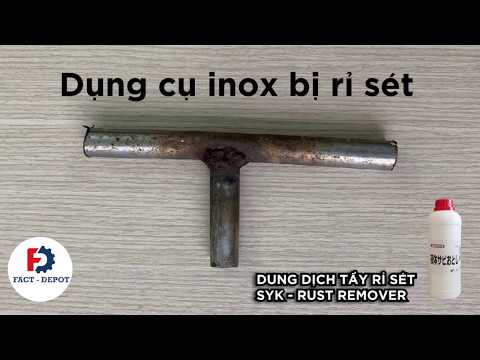 Video DUNG DỊCH TẨY RỈ SÉT SYK NHẬT BẢN | Fact-depot.com - youtube
