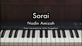 Sorai - Nadin Amizah | Piano Karaoke by Andre Panggabean