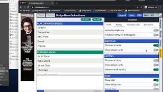 Changing Settings on BBO