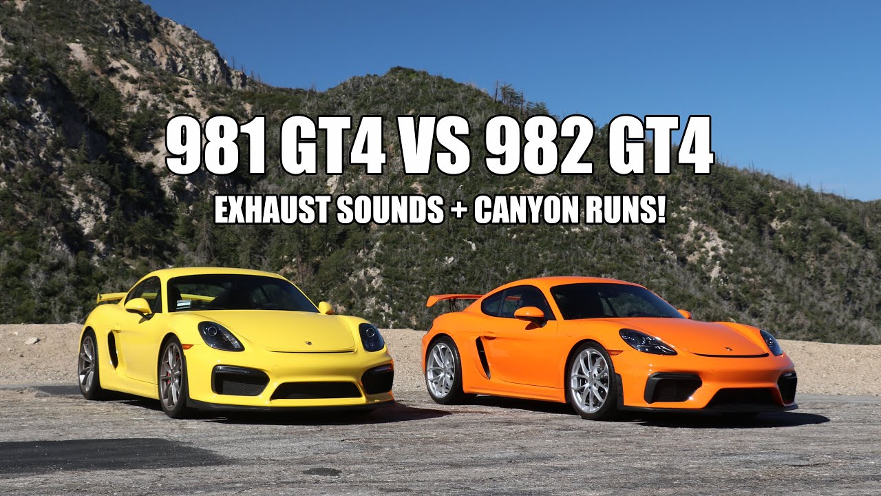 981 Porsche GT4 Vs 982 718 Porsche GT4 Angeles Crest Highway ACH 981-porsche-gt4-vs-982-718-porsche-gt4-angeles-crest-highway-ach