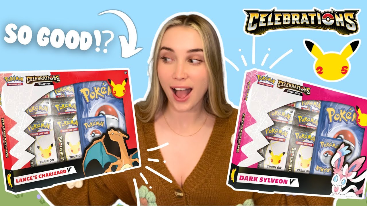 Opening Pokémon Celebrations Collection Boxes! (Charizard, Sylveon, Sword & Shield, pack opening)