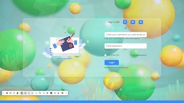 Glass Morphism - login page (HTML, CSS, Bootstrap) 🌟 CSS Masterpiece: Modern and Responsive Design 🌟