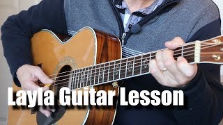 Video thumbnail of "Layla Guitar Lesson"