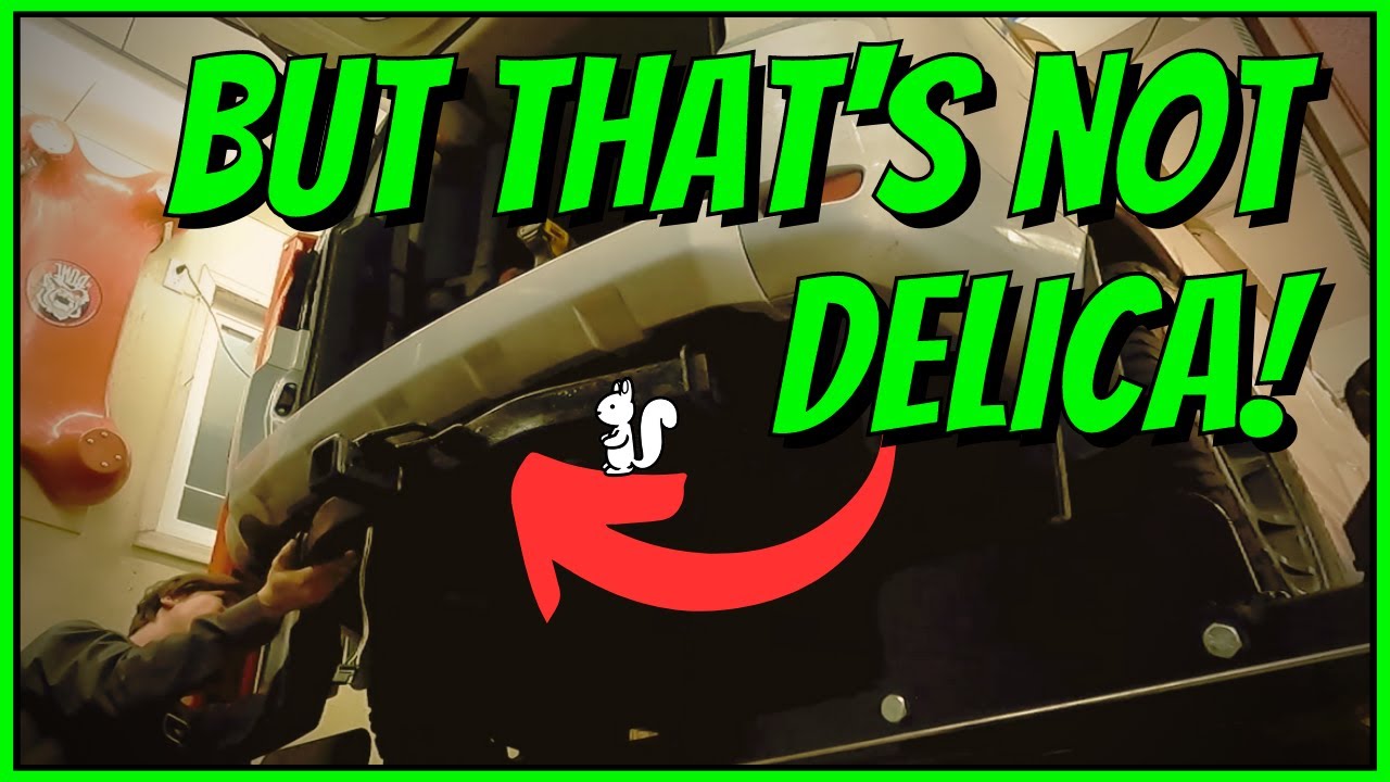 Delica D5 Trailer Hitch and Wiring Install With No Delica