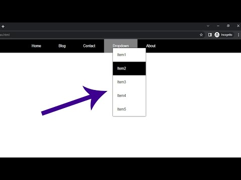 Create a Dropdown
