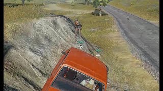 PUBG Flying Double Car Kill!
