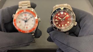 Omega Planet Ocean vs. Seiko SLA059