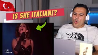 Italian Reaction To Nilüfer - Caruso - Canlı İtalyanca Arya Söylüyor
