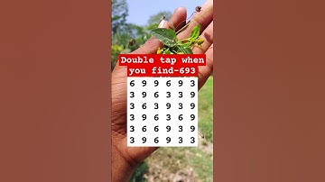 Double tap when you find-693 #shorts #puzzlegame #mathstricks