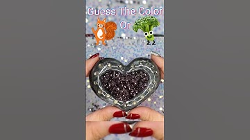 Guess The Color Challenge Clay Cracking ASMR No Talking