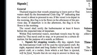2.4.4 Sailing Directions