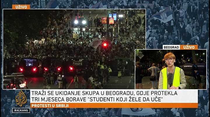 Sukob policije i građana u Beogradu, žandarmerija na ulicama