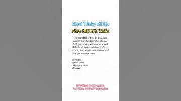 MDCAT TRICKY MCQs Physics #shorts #mdcat #pmc #physicswallah #physicsquestions